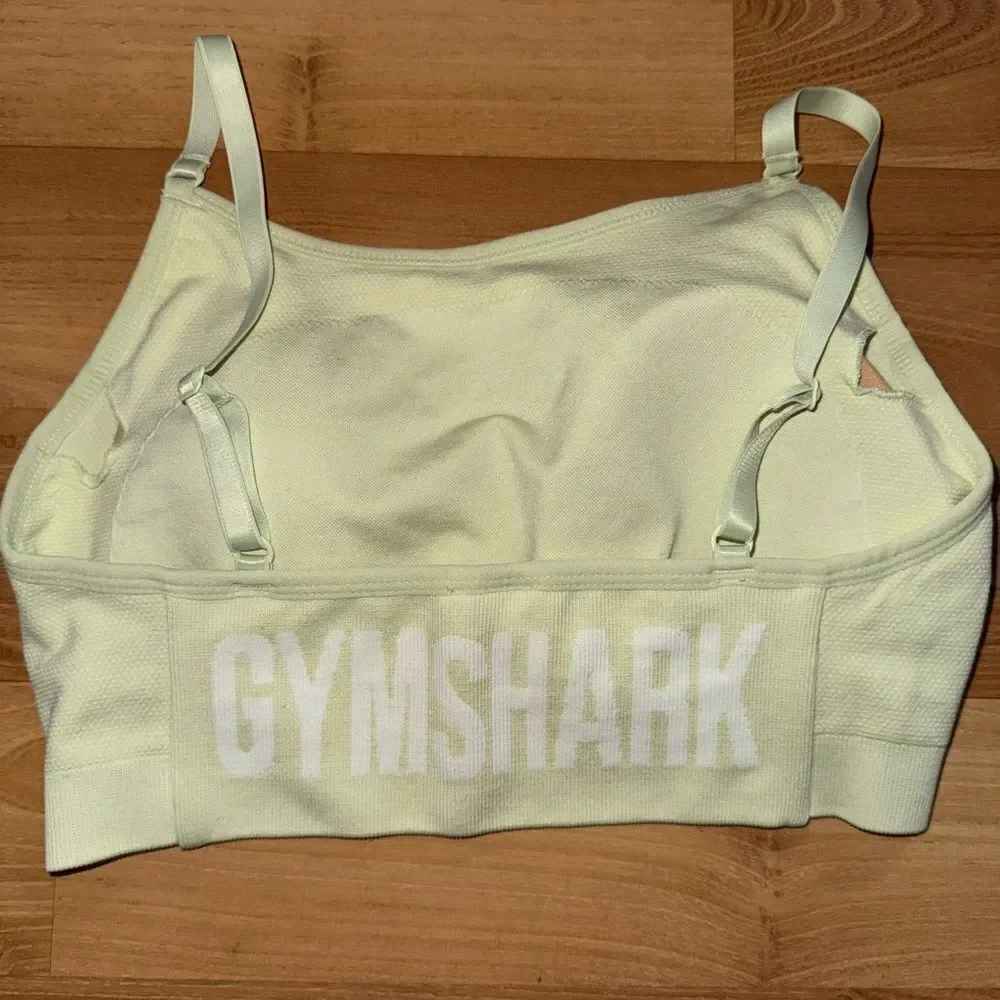 Gymshark Women's Pastel Green Sports Bra